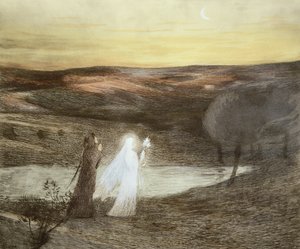 Dante und Beatrice, aus L
