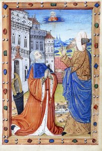 David im Gebet mit dem Propheten Nathan, 15. Jahrhundert