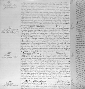 Sterbeurkunde von Guy de Maupassant, 7. Juli 1893 (Detail) von French School