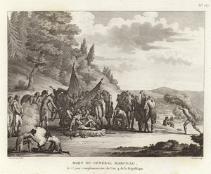 Tod von General François Séverin Marceau-Desgraviers von French School