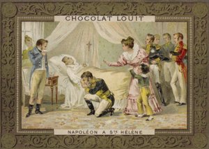 Tod von Napoleon auf St. Helena, 1821 von French School