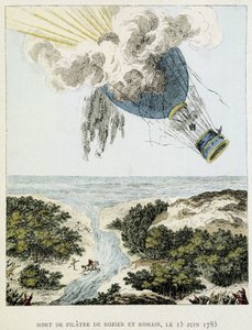 Tod von Pilâtre de Rozier und Romain