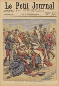 Tod eines französischen Kolonialsoldaten von French School