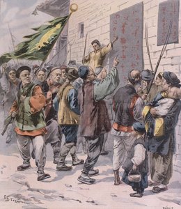 Tod den Ausländern, aus Le Petit Parisien, 15. Juli 1900