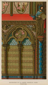Dekoration der Sainte-Chapelle, Paris von French School