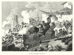 Heroische Verteidigung von Girona von French School