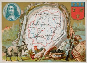 Departement Corrèze in Südzentralfrankreich