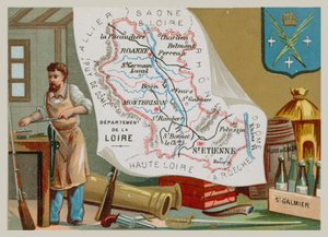 Departement Loire in Zentralfrankreich