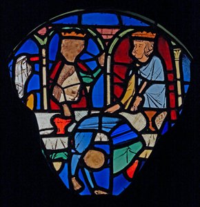 Darstellung von Salomes Tanz vor Herodes, aus der Ste Chapelle