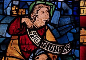 Darstellung von St. Johannes: aus der Kapelle des Schlosses, Rouen?