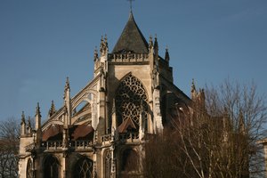 Ansicht des Ostendes der Kirche