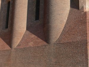 Detail des Mauerwerks (Detail) von French School