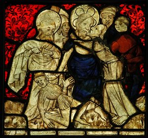 Der Verrat durch Judas, ursprünglich aus der Kirche von Betton, Bretagne von French School