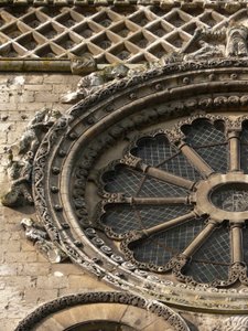 Das Rad der Fortuna an der Nordfassade