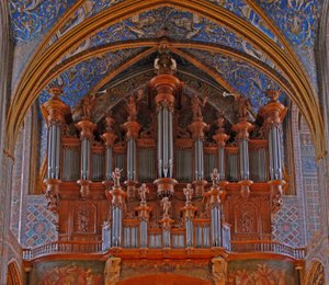 Darstellung der Orgel von French School