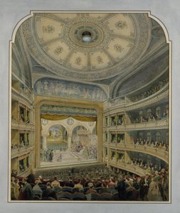 Entwurf für ein Theater, um 1860 von French School