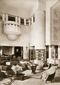 Entwurf für die Halle des Pavillons Primavera auf der Exposition Internationale in Paris 1925, veröffentlicht 19