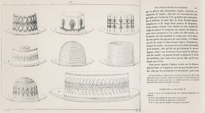 Entwürfe für Timbale de Macaroni von Antonin Carême (Stich) von French School