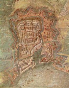 Detail - Die Belagerung von La Rochelle durch die Truppen von Kardinal Richelieu 1627-68