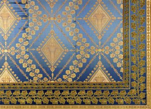 Detail eines Wandteppichs, aus der Maison Chuard et Cie, Lyon