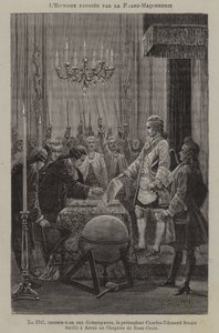Verzerrung der Geschichte durch die Freimaurer: die angebliche Gründung eines Kapitels der Rosenkreuzer durch den Prätendenten Charles Edward Stuart in Arras im Jahr 1747 von French School