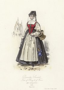 Hausangestellte der Zeit von Heinrich III. von Frankreich von French School
