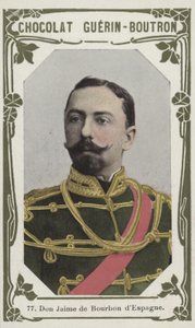 Don Jaime de Bourbon aus Spanien von French School