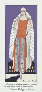 Kleid Design "Caroline", aus Art-Gout-Beaute, veröffentlicht 1920er