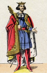 Kapetingische Dynastie: Porträt von Heinrich I., König der Franken