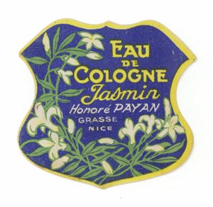 Eau de Cologne Etikett, Jasmin von French School