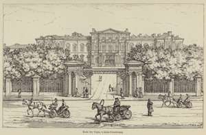 Ecole des Pages, in Sankt Petersburg (Gravur)