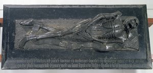 Abbild von Guillaume Lefranchois (gest. 1446), bekannt als Potier, Doktor und Kanoniker von Bethune, 1446 von French School