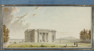 Perspektivische Erhebung des Pavillons von Mde. Du Barry