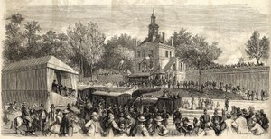 Enghien-les-Bains nach Montmorency Linie - Einweihung der Enghien-Bahn nach Montmorency, 30. Juni