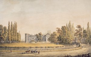 Eingang zum Park und Schloss von Ermenonville, frühes 19. Jahrhundert