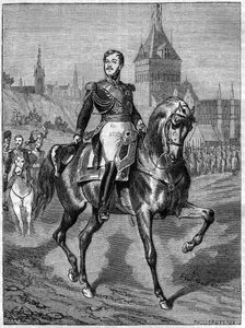 Reiterporträt von General Jean Rapp (1771-1821) - Jean comte Rapp General français (1772-1821) - in „Histoire de l