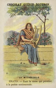 Erato, die Muse der lyrischen Poesie von French School