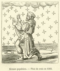 Erreurs populaires, Pluie de croix en 1503 von French School
