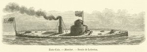 Vereinigte Staaten, Monitor (Stich) von French School