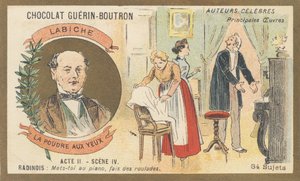Eugene Labiche, französischer Dramatiker, Autor von „La poudre aux yeux“ von French School