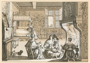 Europa XVII. Jahrhundert Kostüm von French School
