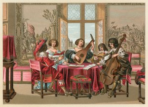 Europa, Kostüm des 17. Jahrhunderts von French School