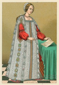 Europa XVI. Jahrhundert Kostüm von French School