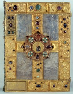 Evangelium mit Edelsteinen besetzt von Saint Gauzelin (Gauzelin von Toul)