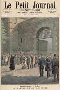 Hinrichtung von Dore und Berland: Verlassen von La Roquette, aus 