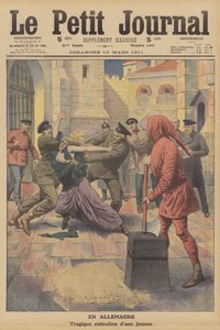 Hinrichtung einer Frau im Gefängnis von Insterburg, Deutschland