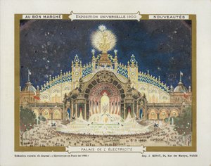 Weltausstellung 1900 Elektrizität von French School