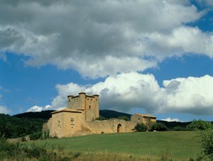 Außenansicht der Festung, erbaut 1038-43 von French School