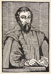 Fabri de Peiresc, Kopie von Boris Mestchersky, Illustration aus Histoire de la Nation Francaise, Sciences, Bände I & II, von Gabriel Hanotaux, 1924