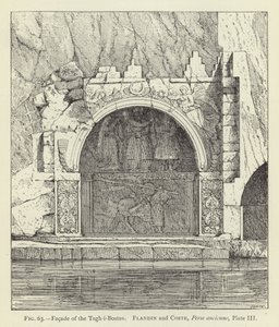 Fassade des Tagh-i-Bostan von French School